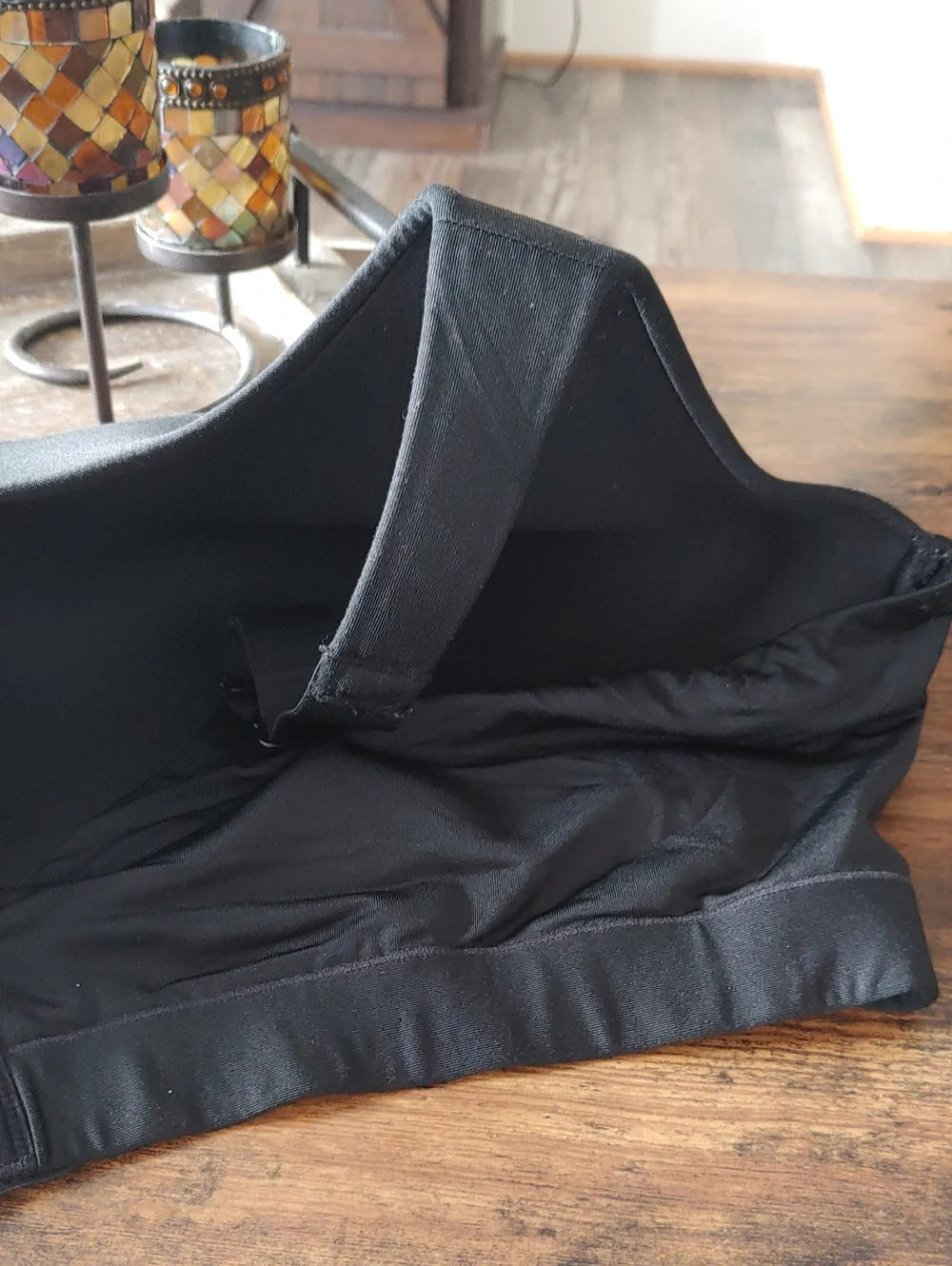 Gorgeous Cacique 48DDD Black Vented Padded Wirefree Sexy Bra